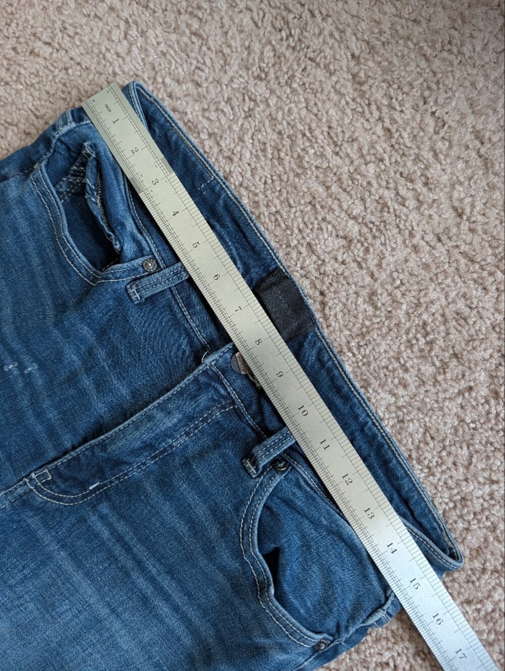 Buckle Black Womens Dark Blue Fit No. 75 Tailored Bootcut Stretch Jeans 30x32 - Picture 11 of 16
